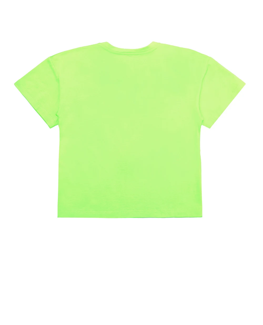 Детская футболка Dolce&Gabbana Kids L4JTER-G7BYM-B, салатовый цвет • Купить в интернет-магазине Kameron