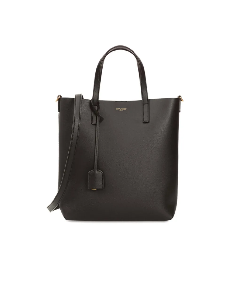 Кожаная сумка Shopping Toy Saint Laurent 600307-CSV0J, черный цвет • Купить в интернет-магазине Kameron