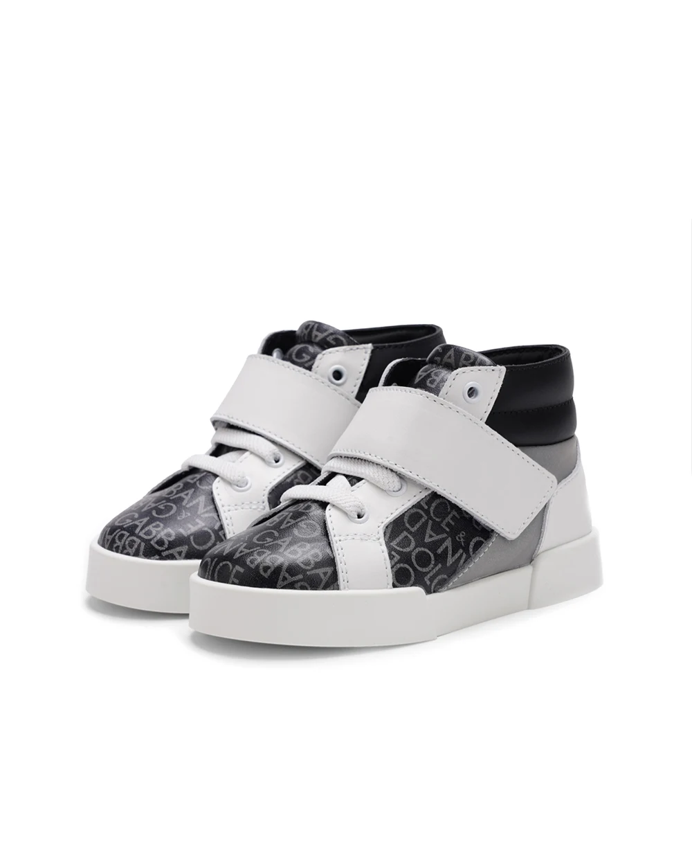 Детские кеды Dolce&Gabbana Kids DN0196-AL555, белый цвет • Купить в интернет-магазине Kameron