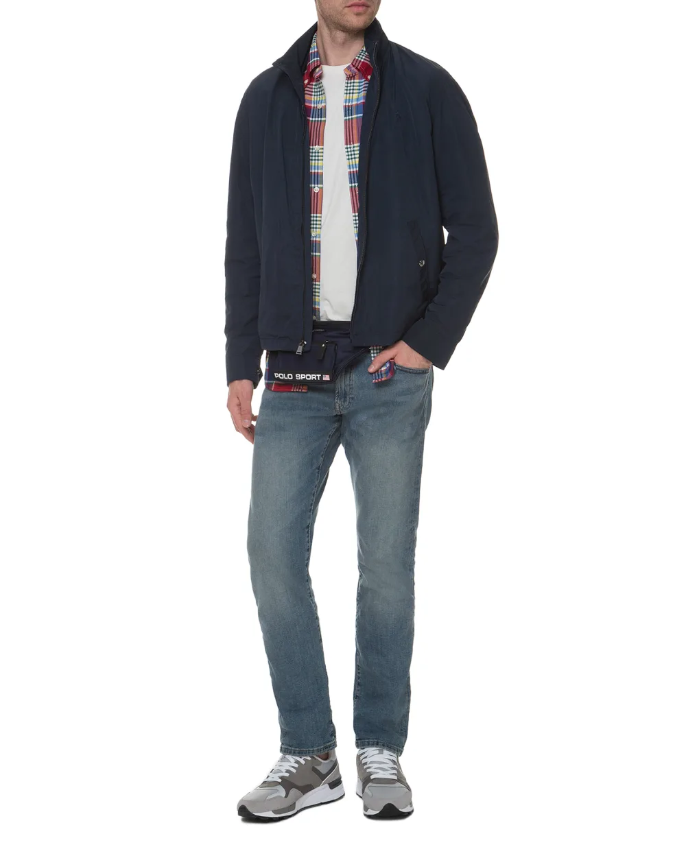 Джинсы Varick Polo Ralph Lauren 710613952011, голубой цвет • Купить в интернет-магазине Kameron