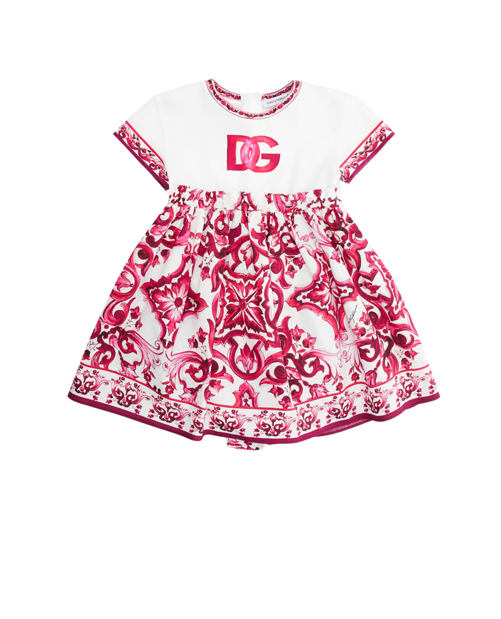 Детское платье Dolce&Gabbana Kids L2JDZ1-G7J7N, разноцветный цвет • Купить в интернет-магазине Kameron