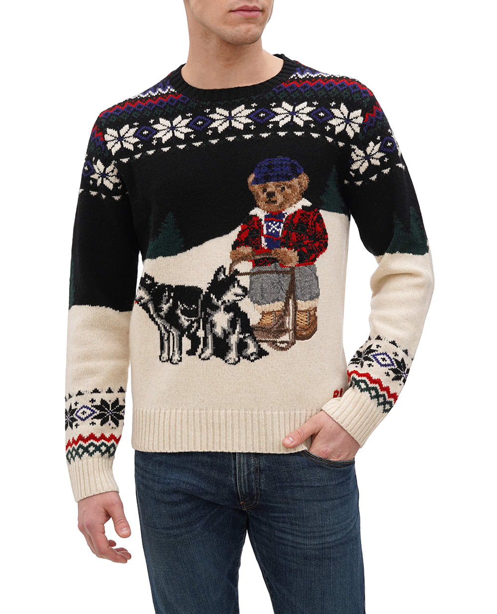 Джемпер Polo Bear Polo Ralph Lauren 710919624001, разноцветный цвет • Купить в интернет-магазине Kameron