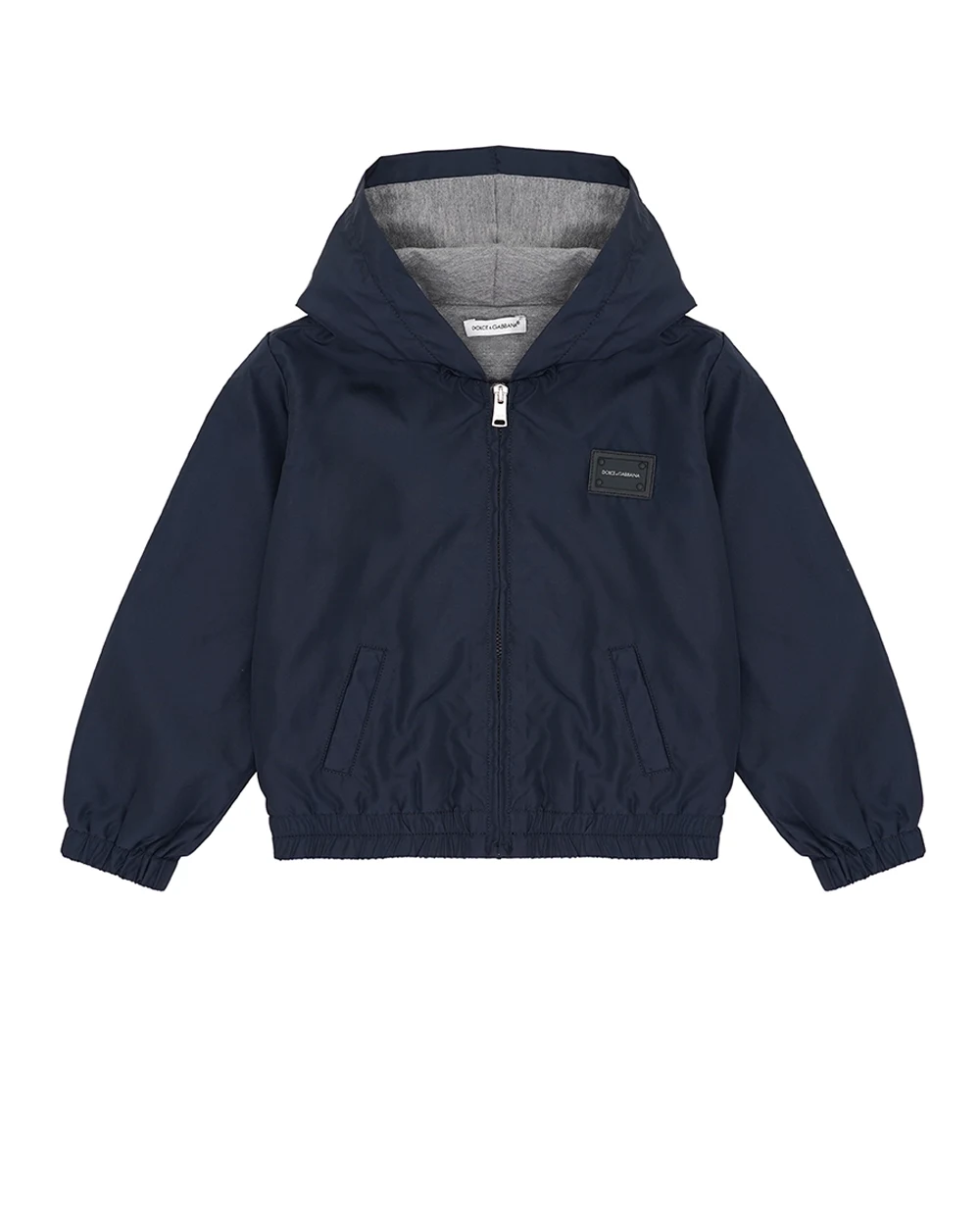 Детская ветровка Dolce&Gabbana Kids L1JBV1-G7MJU, темно-синий цвет • Купить в интернет-магазине Kameron