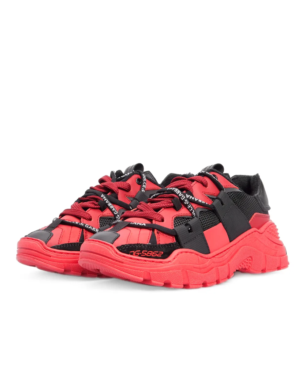 Кроссовки Space Dolce&Gabbana Kids DA5037-AQ716-M, красный цвет • Купить в интернет-магазине Kameron