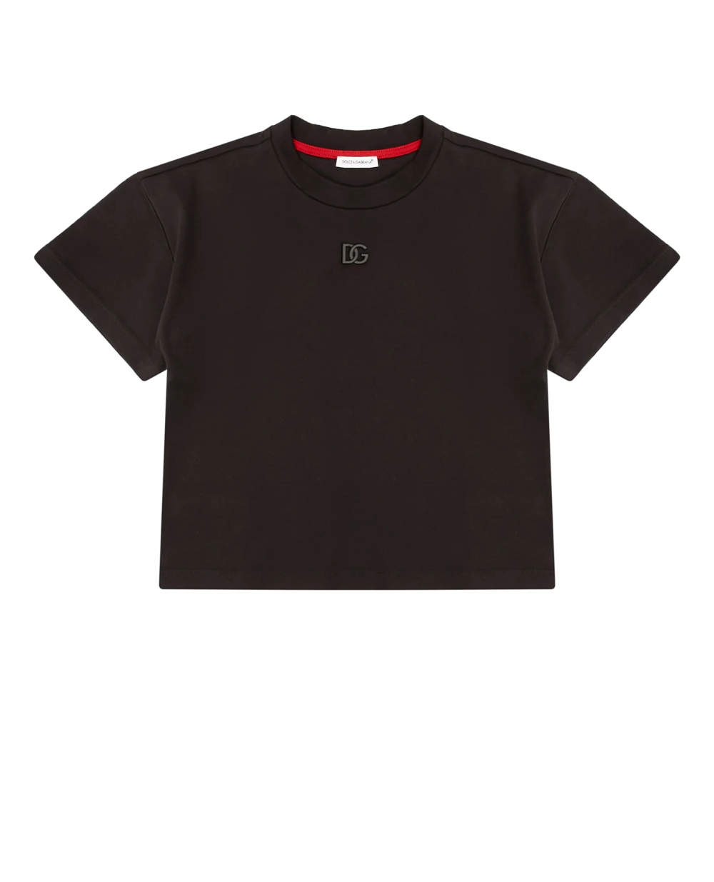 Детская футболка Dolce&Gabbana Kids L4JTDV-G7B0I-S, черный цвет • Купить в интернет-магазине Kameron
