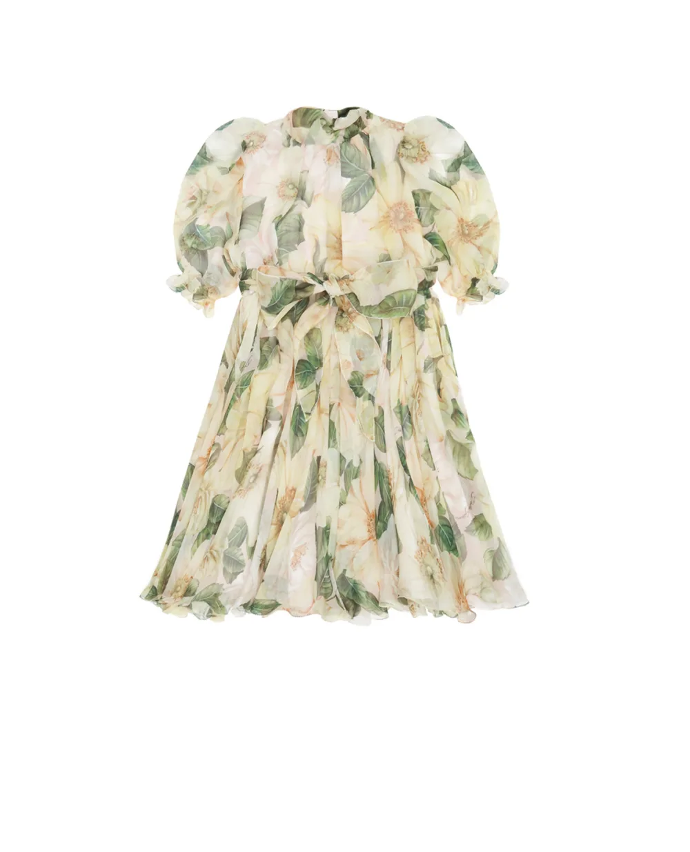 Детское шелковое платье Dolce&Gabbana Kids L22DM6-IS1FR, разноцветный цвет • Купить в интернет-магазине Kameron
