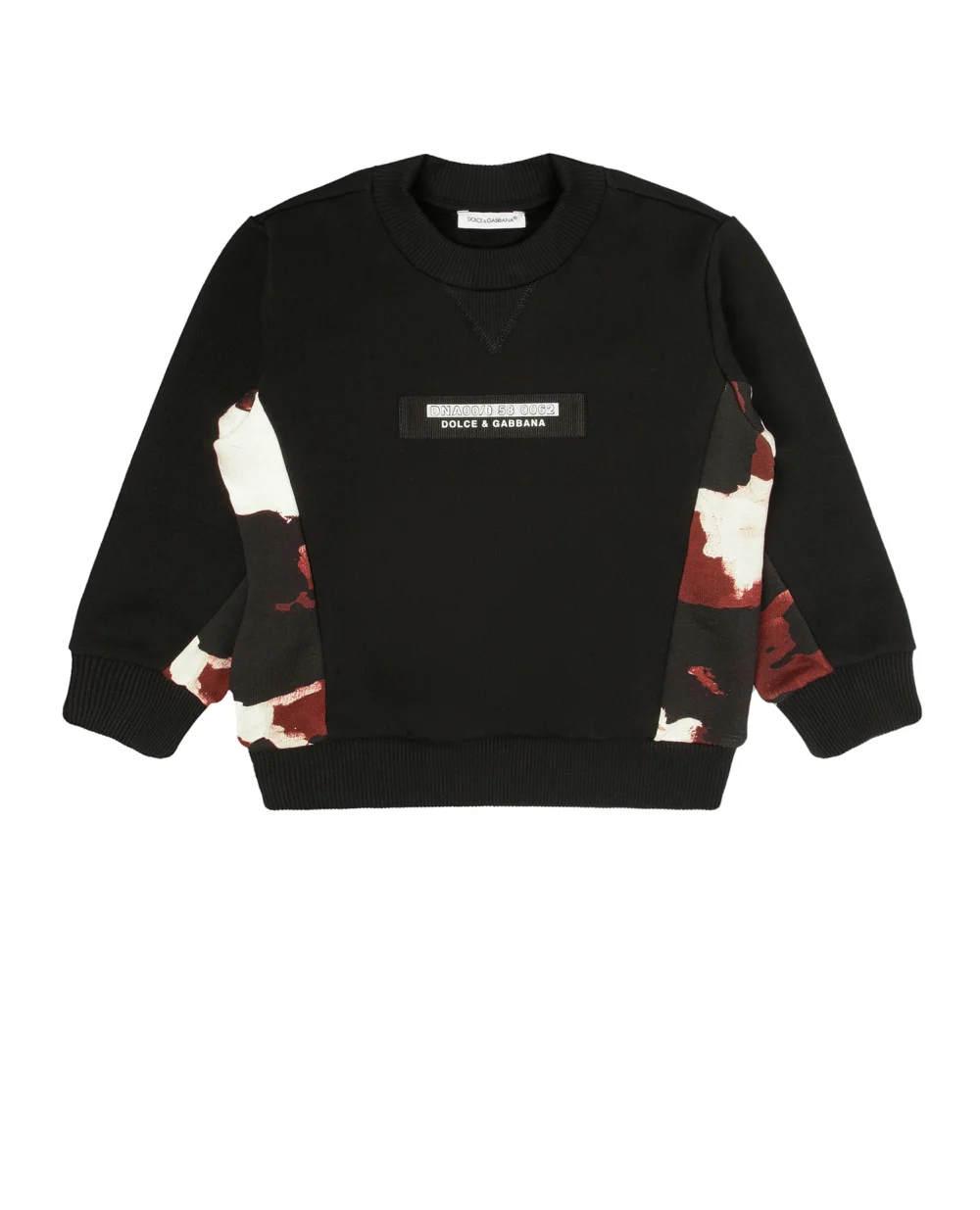 Свитшот Dolce&Gabbana Kids L4JWAE-G7YKP-B, черный цвет • Купить в интернет-магазине Kameron