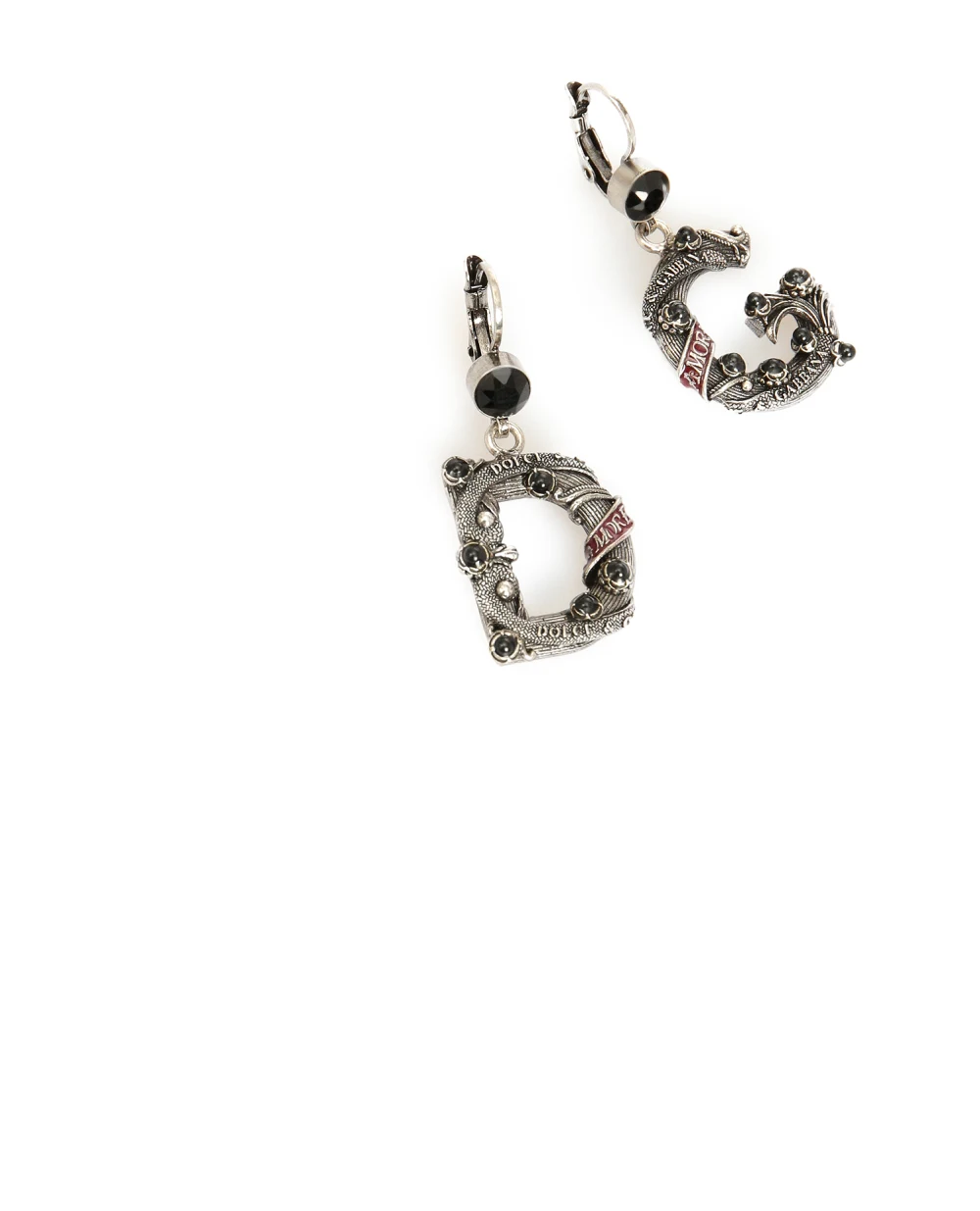Серьги Dolce&Gabbana WEM6M7-W1111, черный цвет • Купить в интернет-магазине Kameron