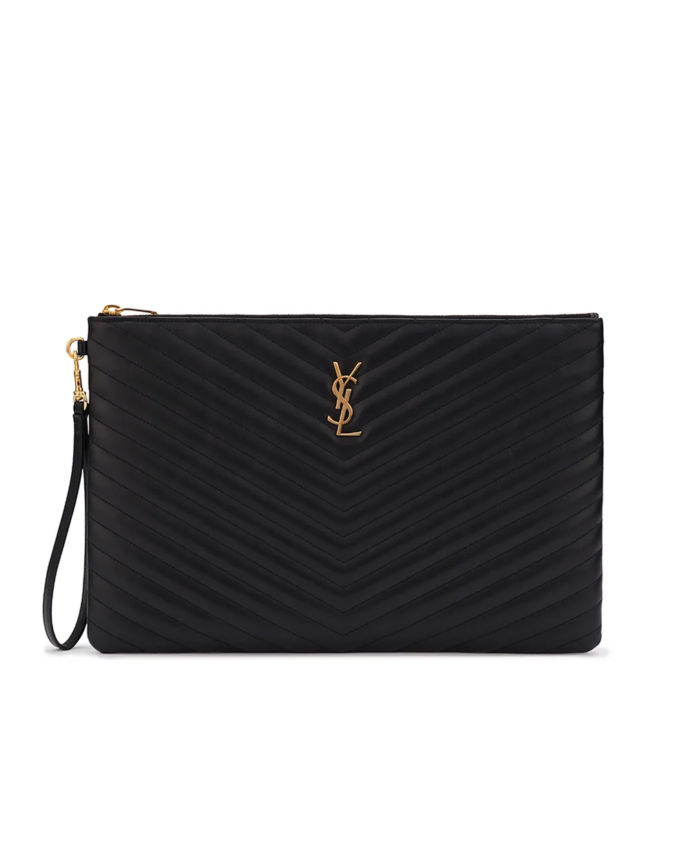 Клатч Cassandre Matelasse Saint Laurent 440222-CWU01, черный цвет • Купить в интернет-магазине Kameron