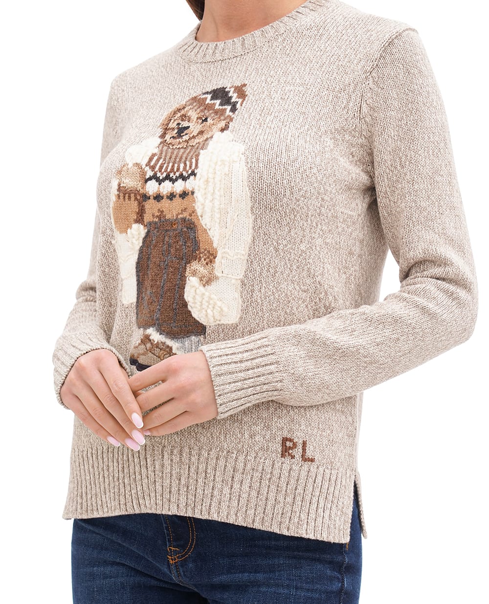 Джемпер Polo Bear Polo Ralph Lauren 211916195001, бежевый цвет • Купить в интернет-магазине Kameron