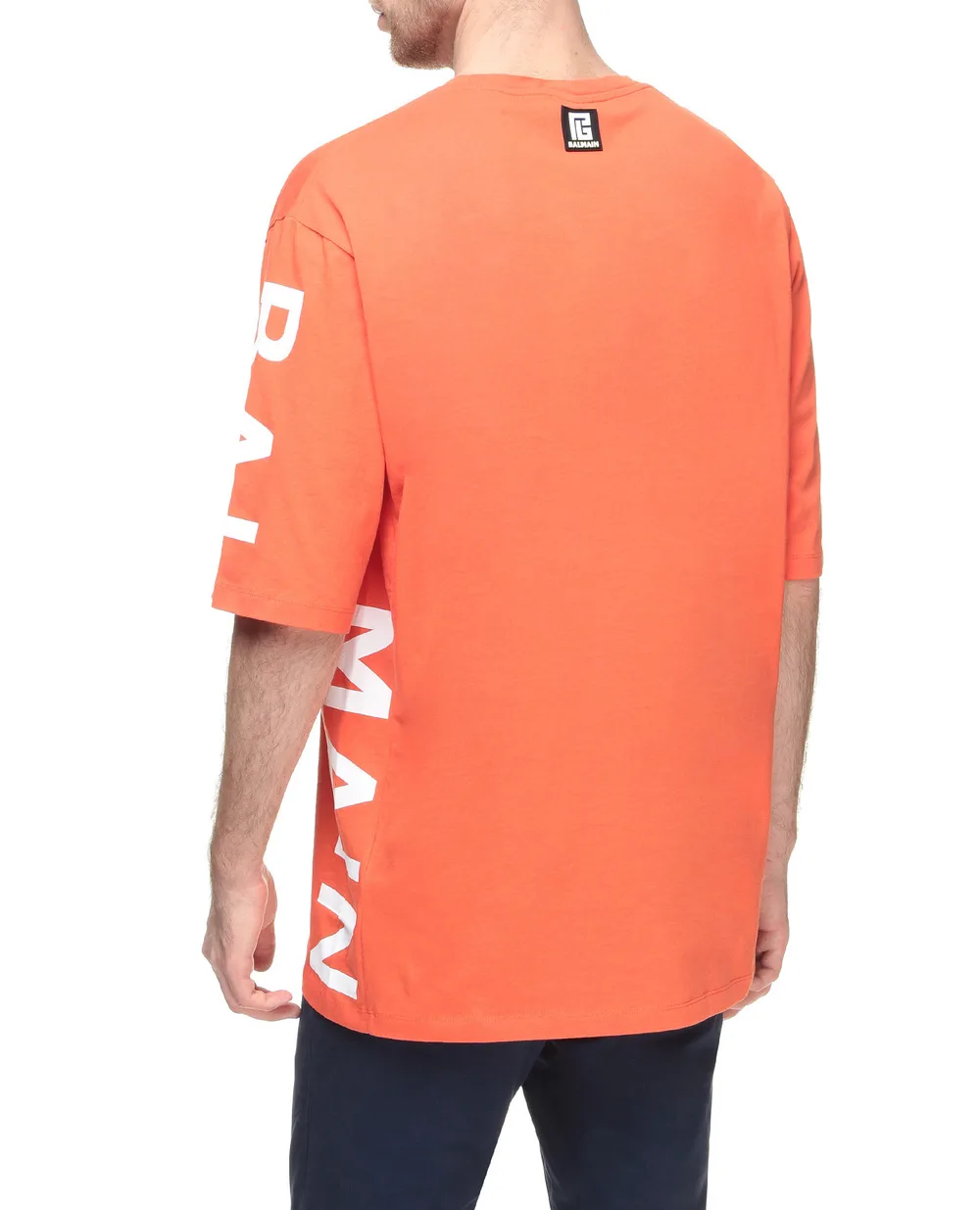 Футболка Balmain XH1EH015BB15-S, оранжевый цвет • Купить в интернет-магазине Kameron