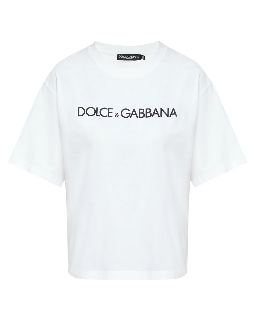 Футболка Dolce&Gabbana F8U10T-G7H4P, белый цвет • Купить в интернет-магазине Kameron