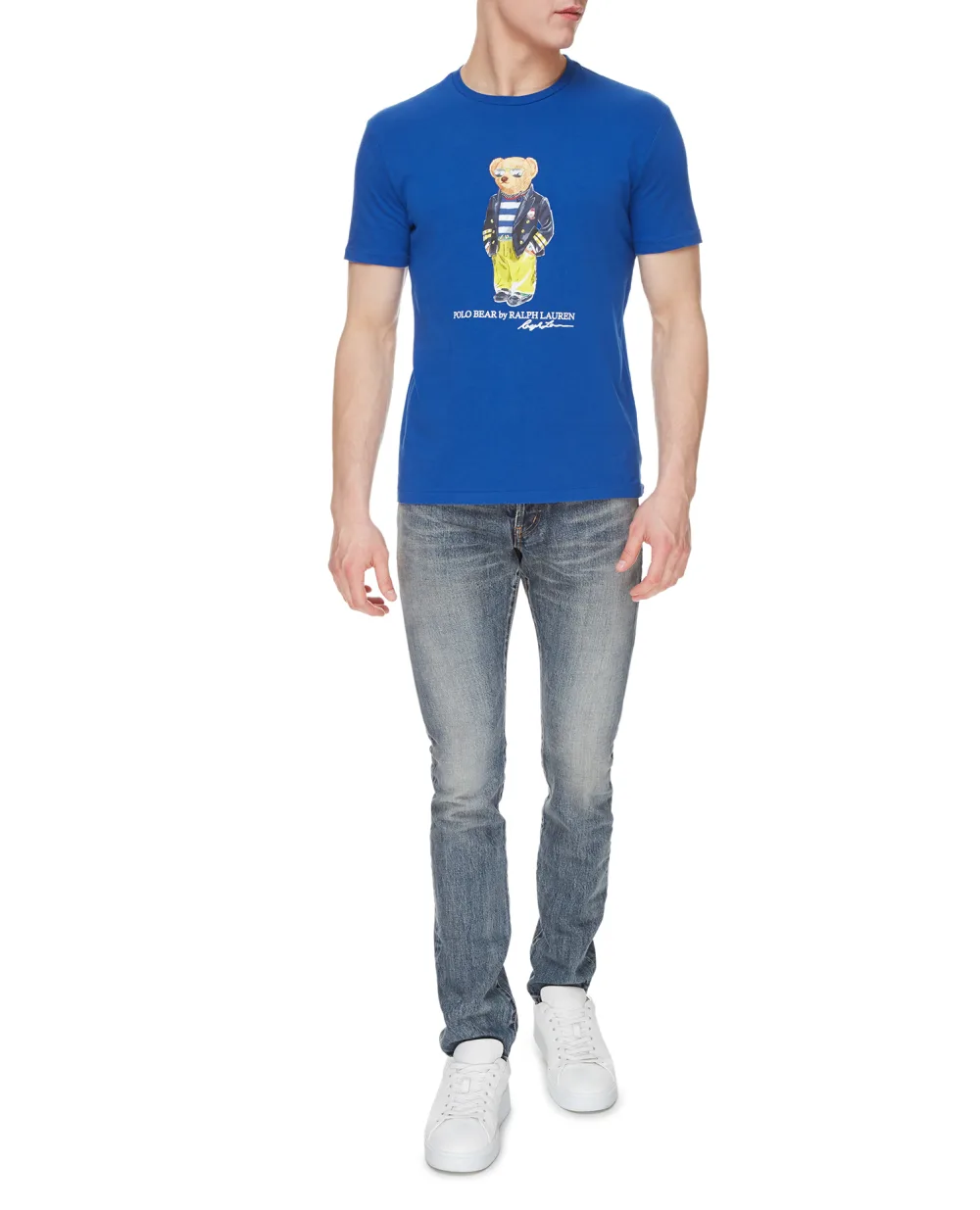 Футболка Polo Ralph Lauren 710837306001, синий цвет • Купить в интернет-магазине Kameron