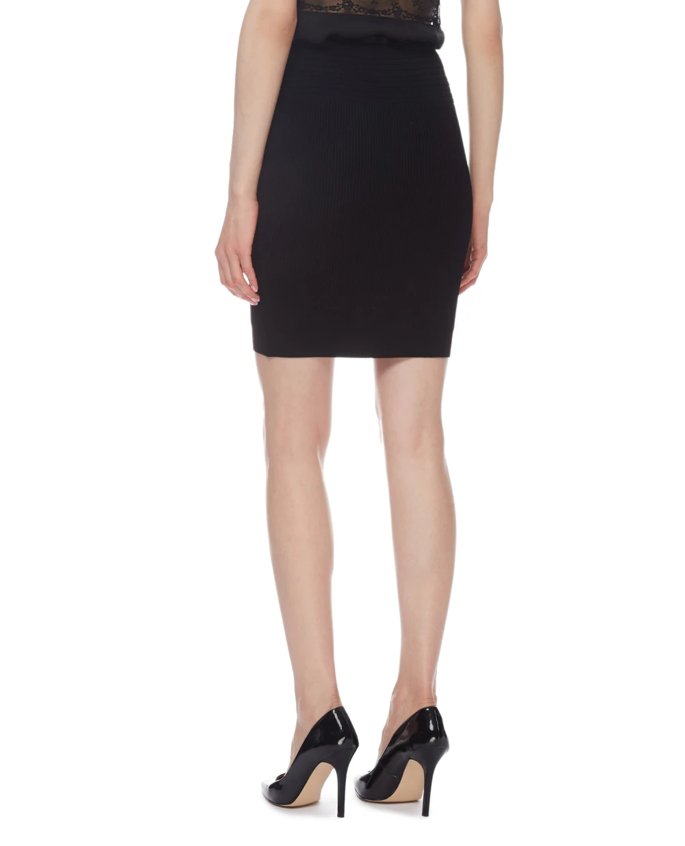 Юбка Balmain VF0LB010K211, черный цвет • Купить в интернет-магазине Kameron