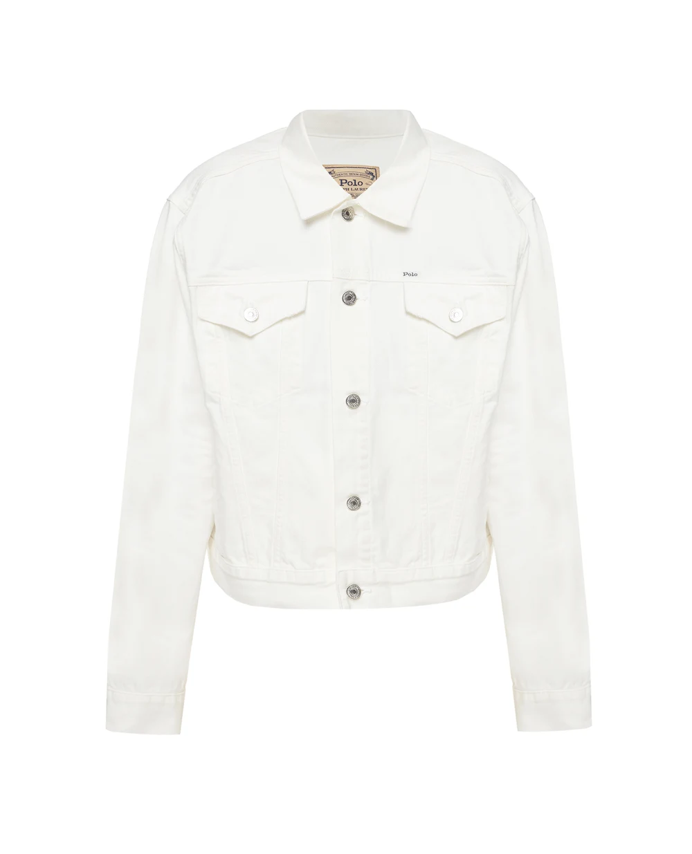 Джинсовая куртка Polo Ralph Lauren 211834028001, белый цвет • Купить в интернет-магазине Kameron
