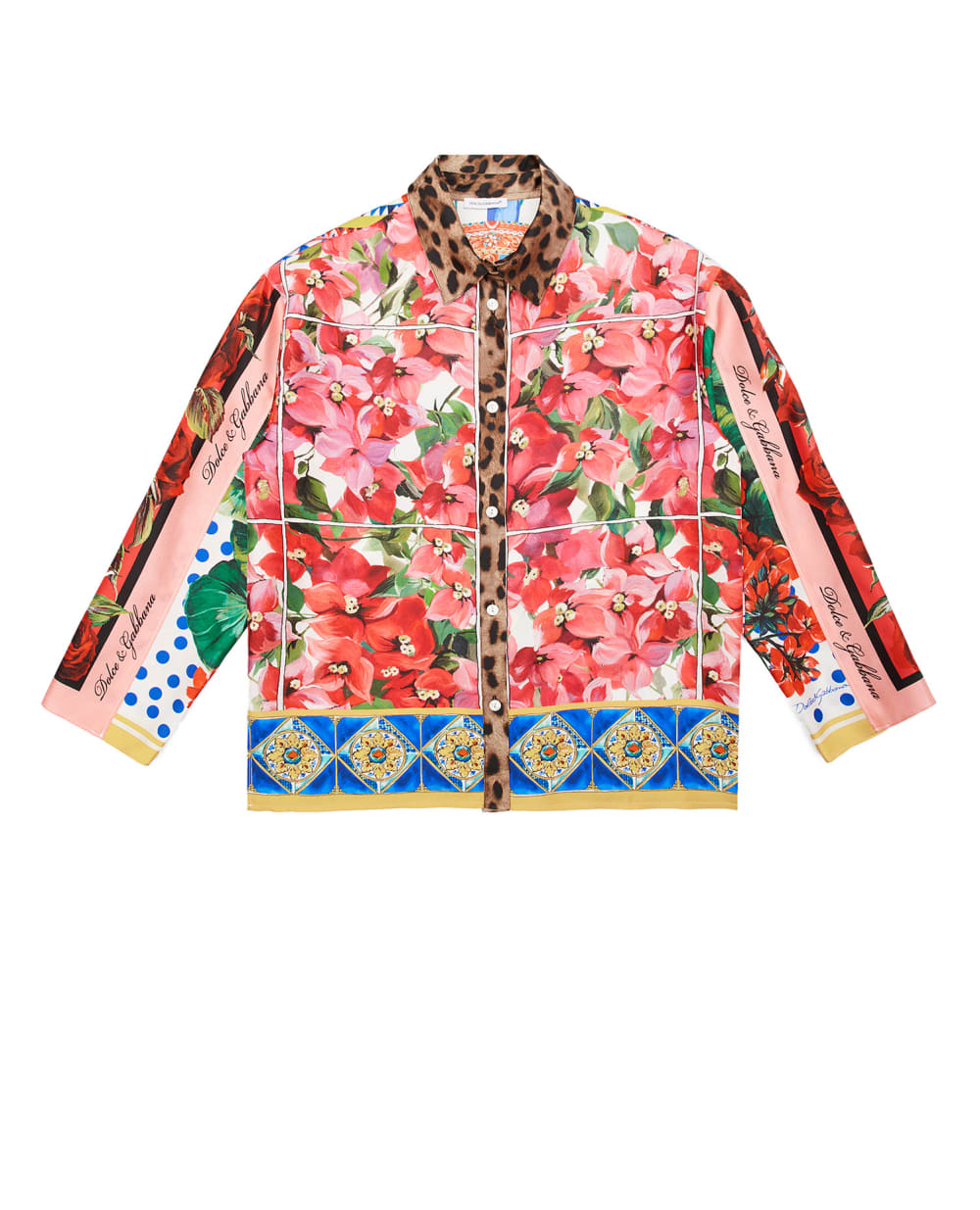 Детская блуза Dolce&Gabbana Kids L55S18-G7YSF-S, разноцветный цвет • Купить в интернет-магазине Kameron