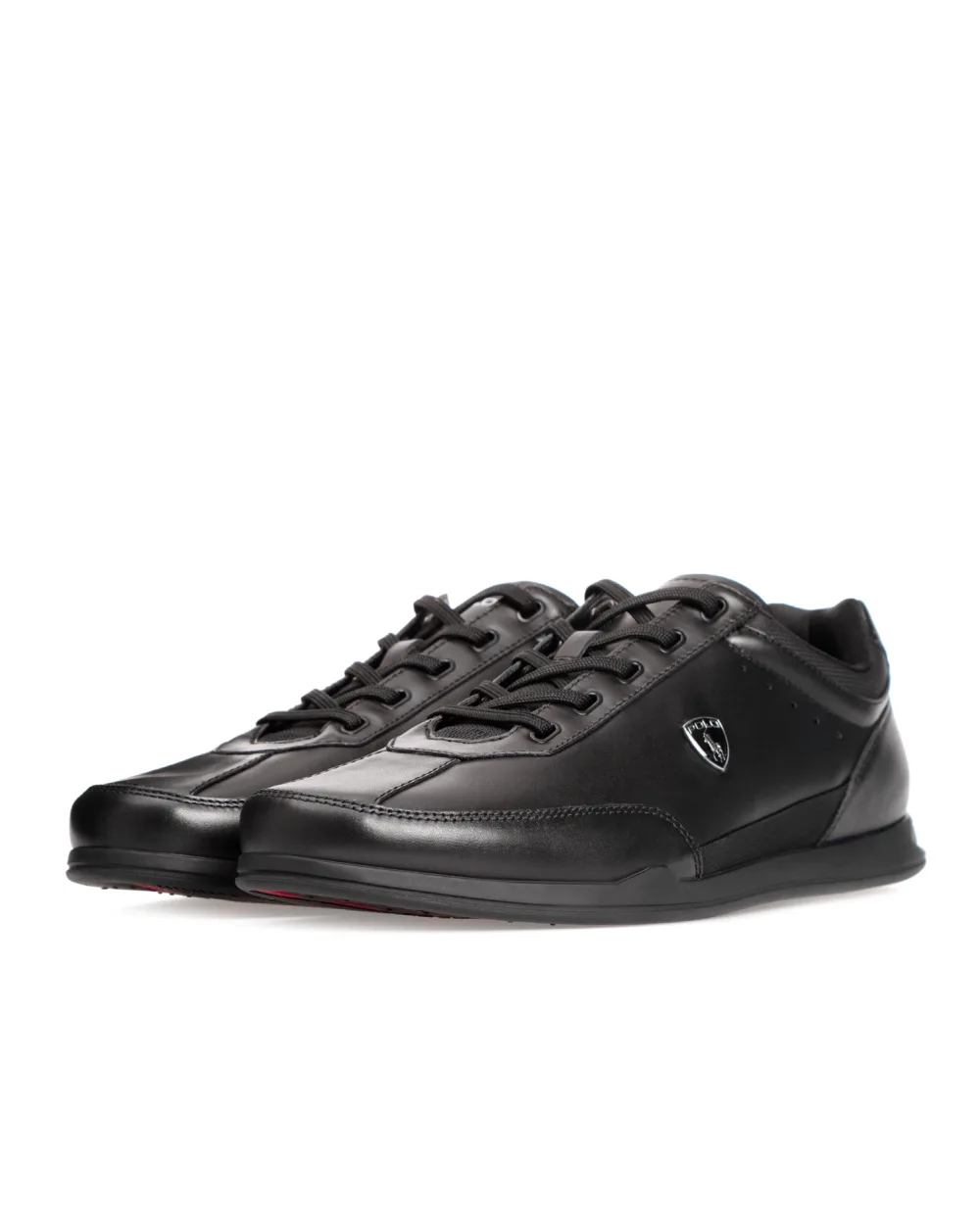 Кожаные сникеры Polo Ralph Lauren 809806258001, черный цвет • Купить в интернет-магазине Kameron