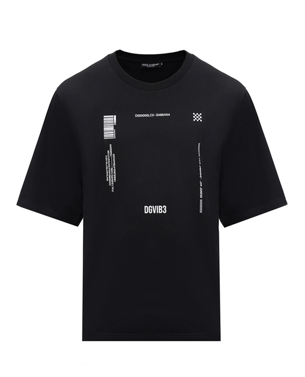 Футболка DGVIB3 Dolce&Gabbana G8PB8T-G7K3B, черный цвет • Купить в интернет-магазине Kameron