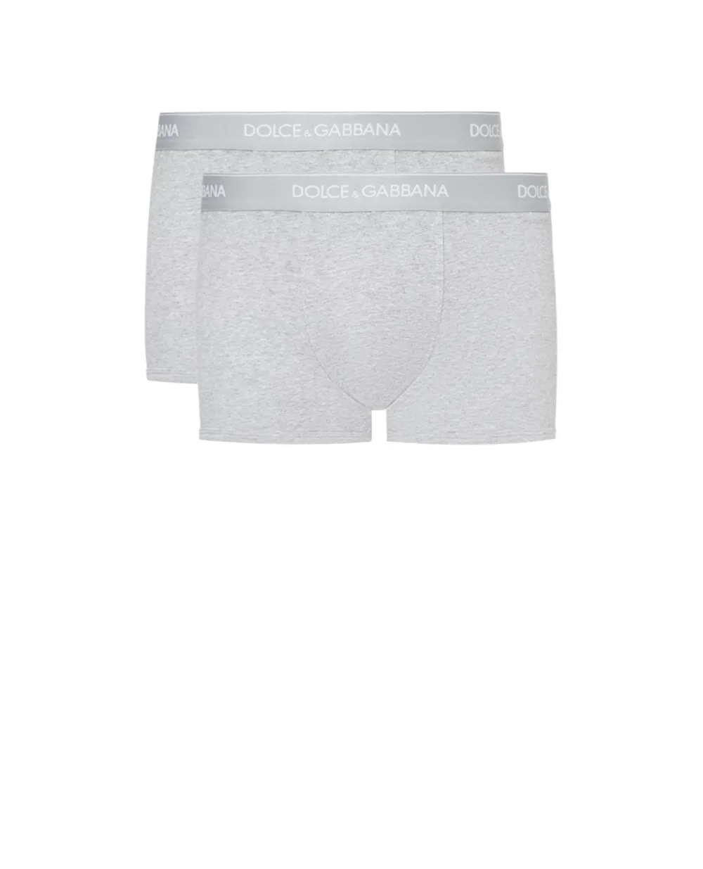 Боксеры (2 шт.) Dolce&Gabbana M9C07J-ONN95, серый цвет • Купить в интернет-магазине Kameron