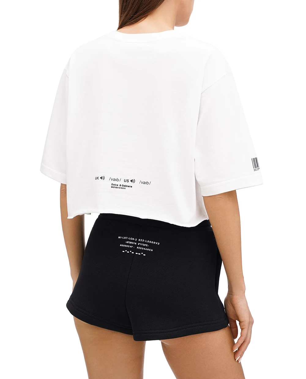Футболка DGVIB3 Dolce&Gabbana F8U84T-G7L2P, белый цвет • Купить в интернет-магазине Kameron