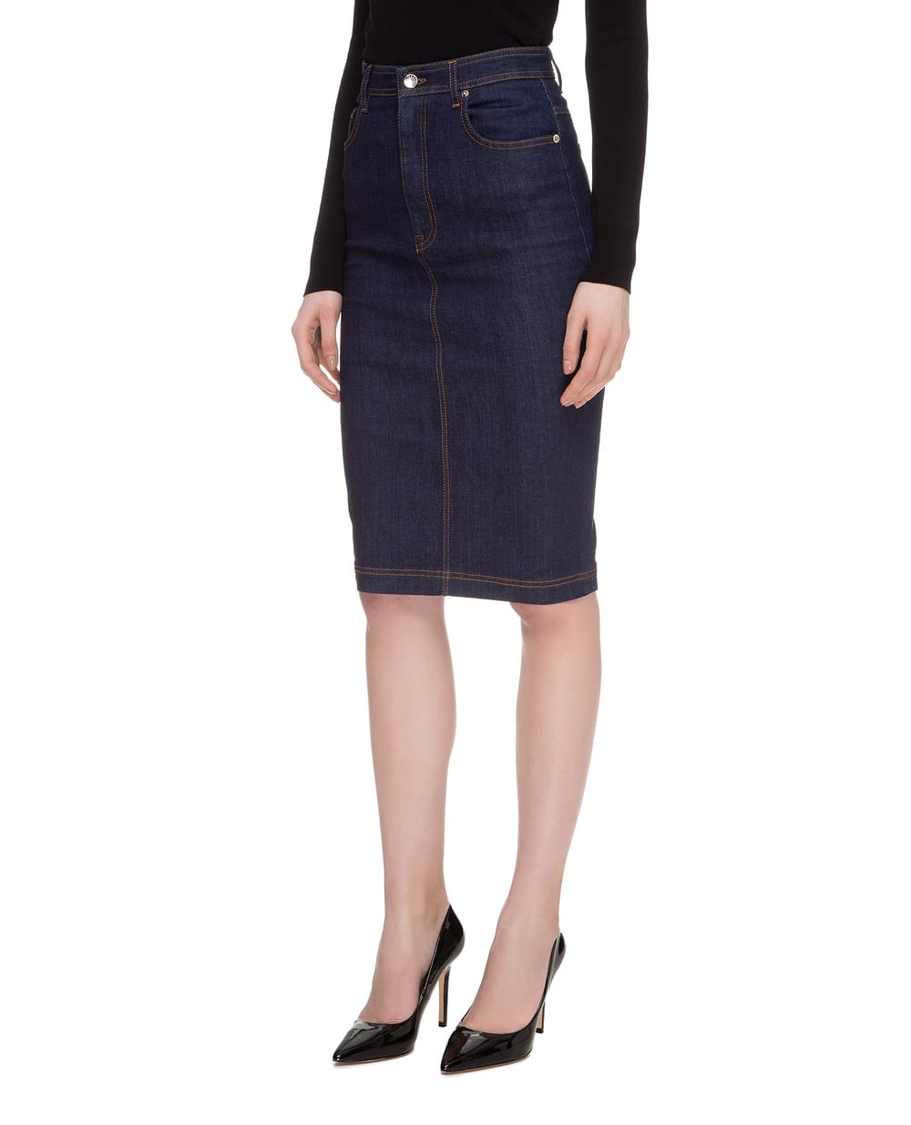 Джинсовая юбка Dolce&Gabbana F4BR8D-G898Z, синий цвет • Купить в интернет-магазине Kameron