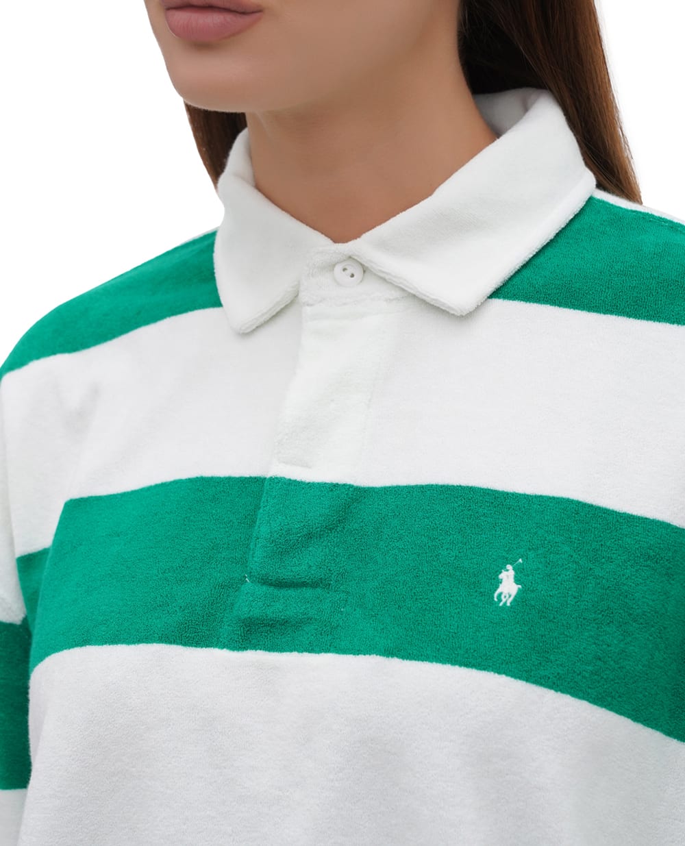 Поло Polo Ralph Lauren 211905651001, белый цвет • Купить в интернет-магазине Kameron