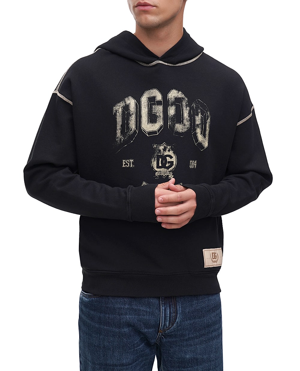 Худи Dolce&Gabbana G9AJAT-G7NQC, черный цвет • Купить в интернет-магазине Kameron