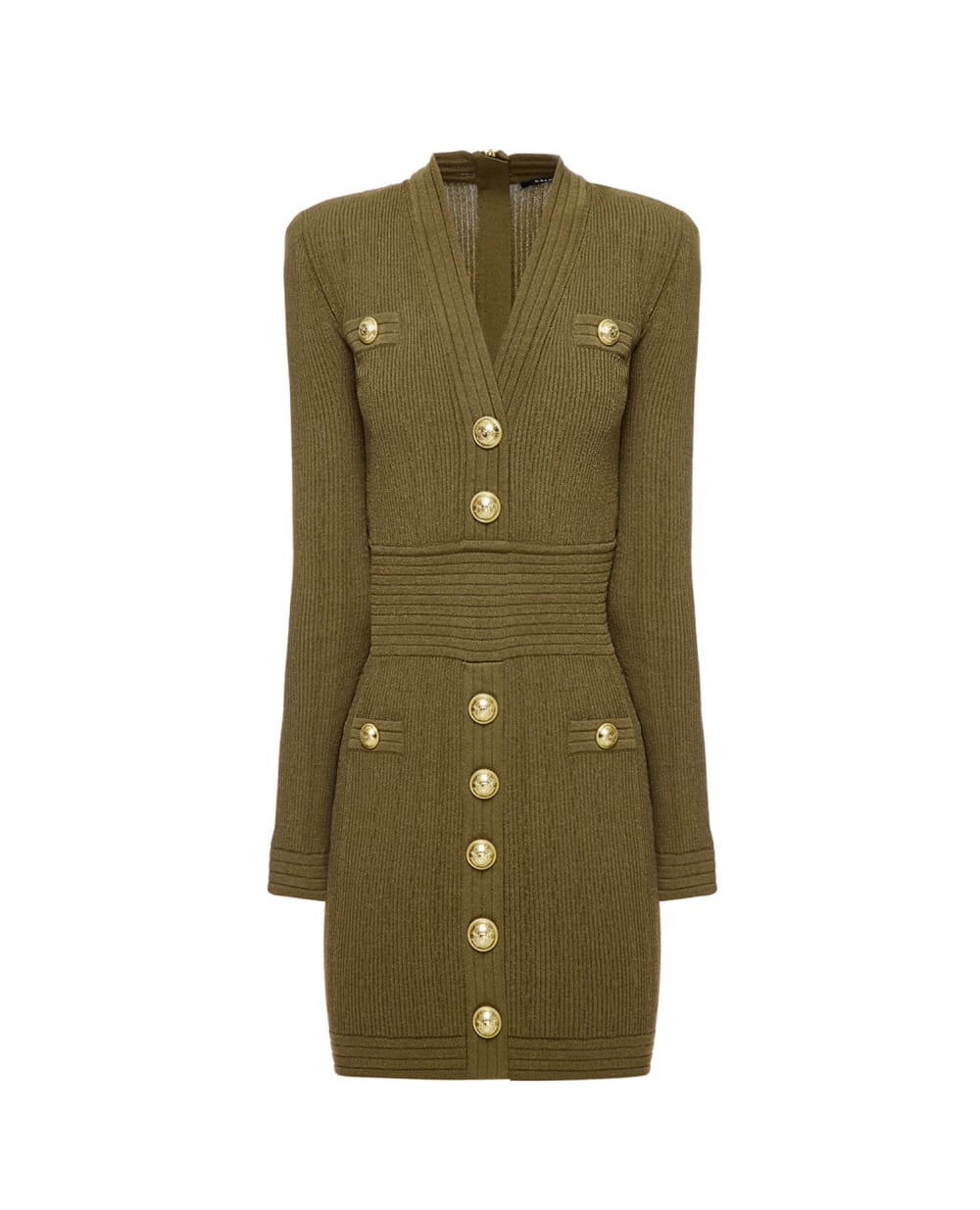 Платье Balmain WF0R8060K211, зеленый цвет • Купить в интернет-магазине Kameron