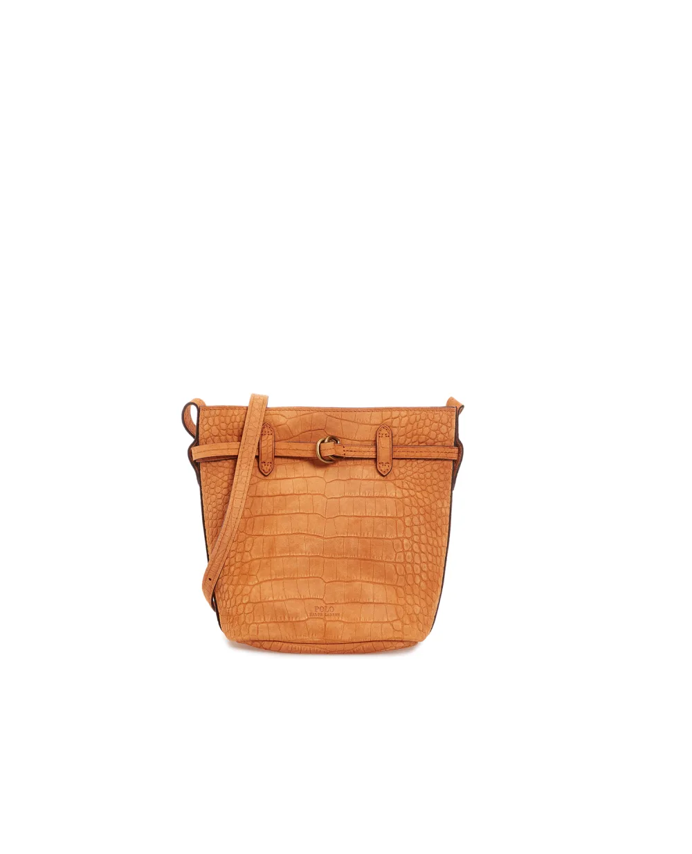 Кожаная сумка Polo Ralph Lauren 428855438001, рыжий цвет • Купить в интернет-магазине Kameron