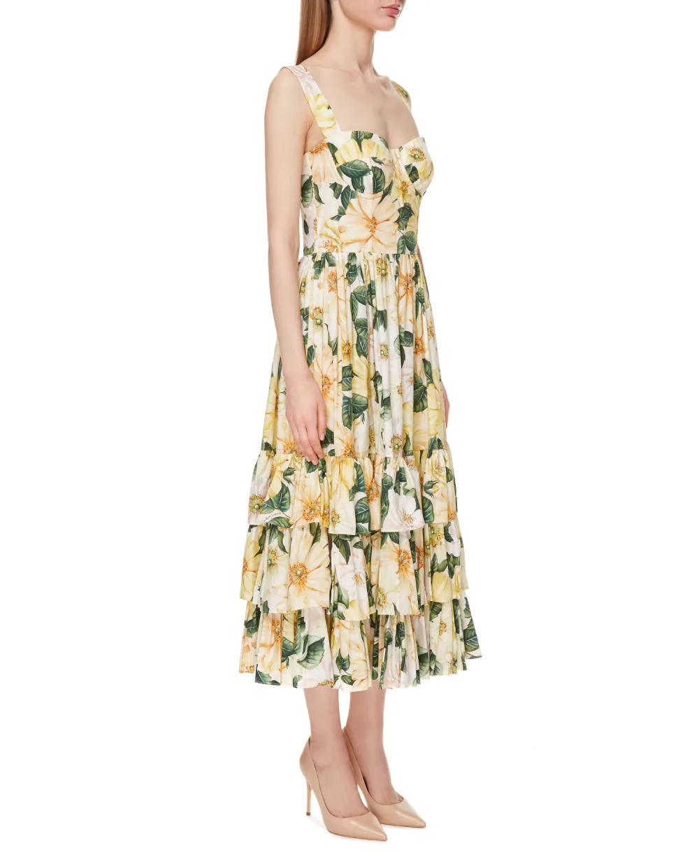 Сарафан Dolce&Gabbana F64V7T-HS5IA, разноцветный цвет • Купить в интернет-магазине Kameron