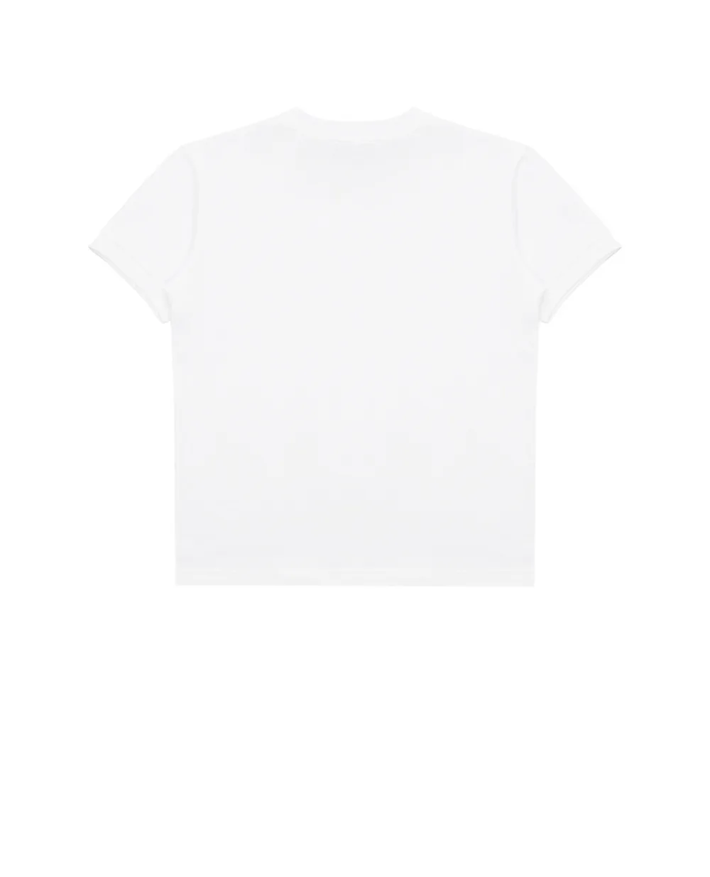 Футболка Dolce&Gabbana Kids L1JT6M-G7YBK, белый цвет • Купить в интернет-магазине Kameron