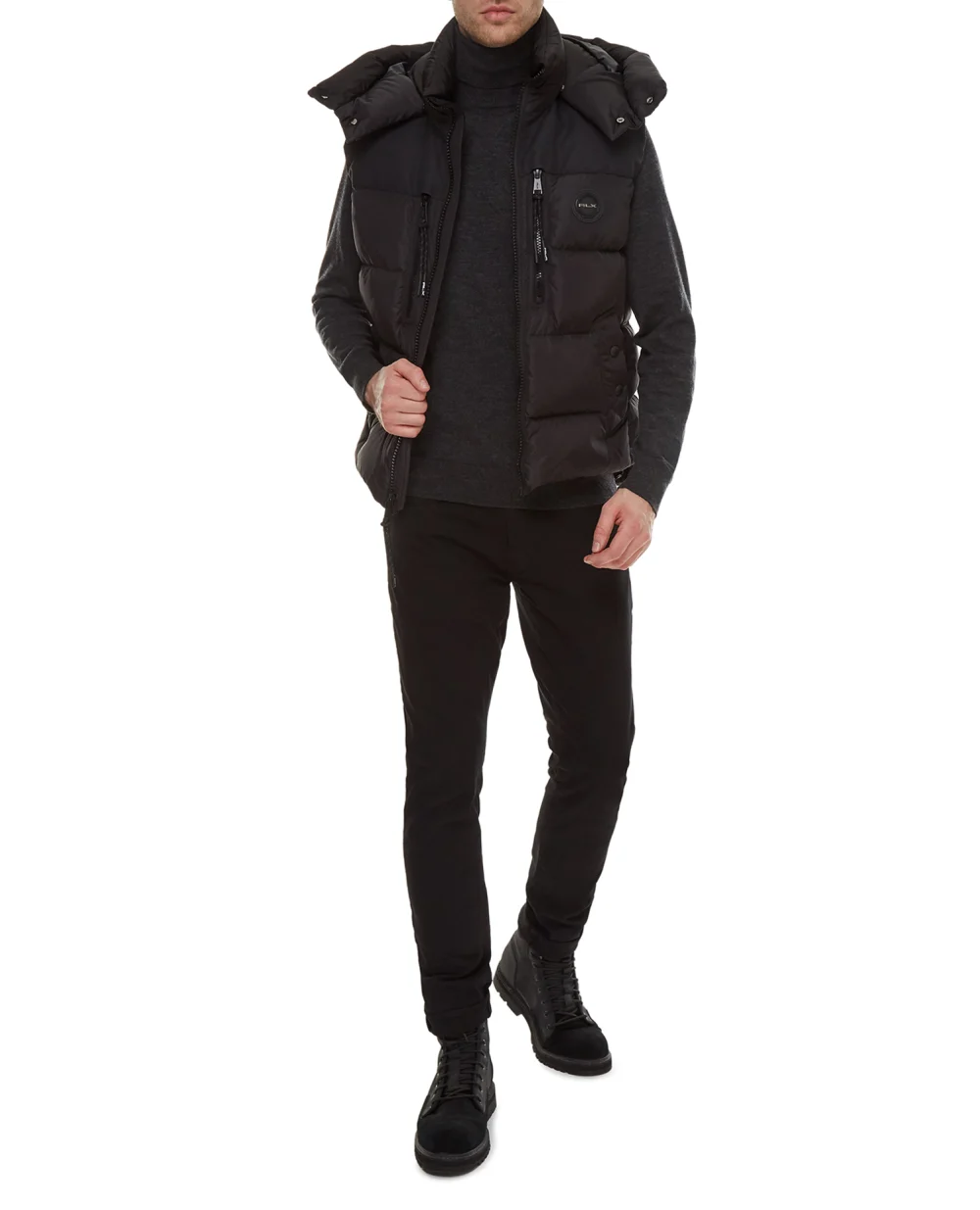 Пуховой жилет Polo Ralph Lauren 784825217003, черный цвет • Купить в интернет-магазине Kameron
