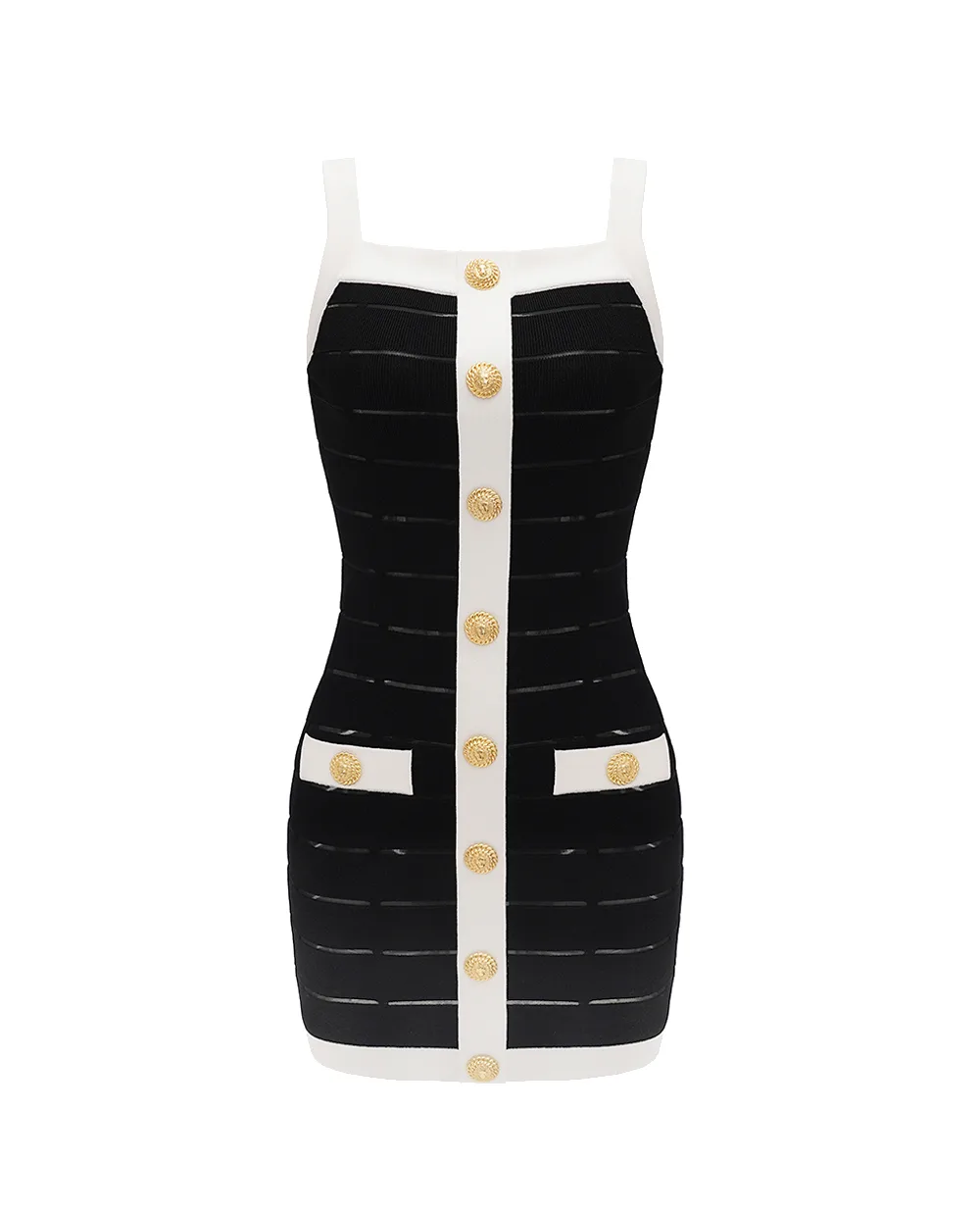 Платье Balmain DF1R4033KG59, черный цвет • Купить в интернет-магазине Kameron