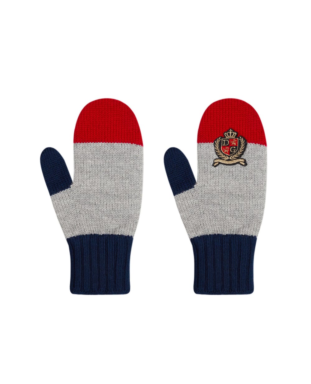 Дитячі вовняні рукавиці Dolce&Gabbana Kids LBKA86-JBVD1, різнокольоровий колір • Купити в інтернет-магазині Kameron