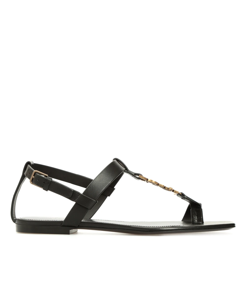 Кожаные босоножки Saint Laurent 664520-DWETT, черный цвет • Купить в интернет-магазине Kameron
