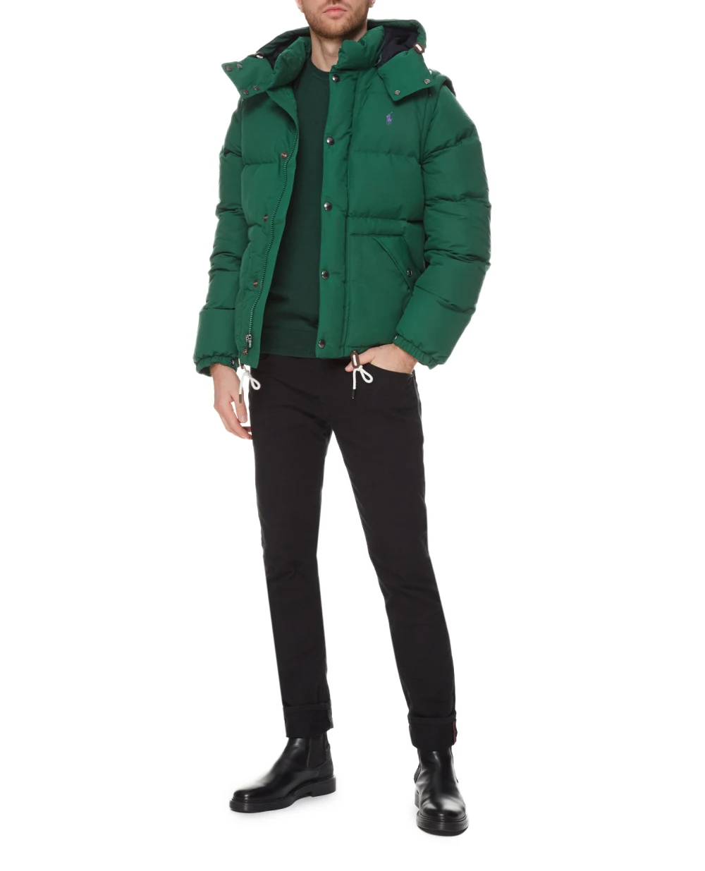 Пуховик Polo Ralph Lauren 710810945010, зеленый цвет • Купить в интернет-магазине Kameron