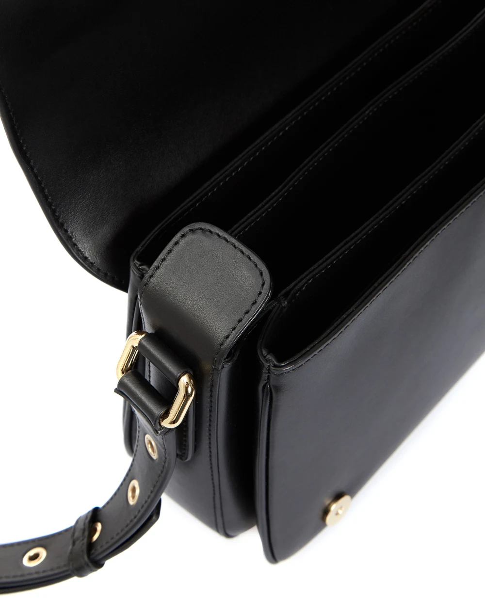 Кожаная сумка 3.5 Dolce&Gabbana BB7077-AW576, черный цвет • Купить в интернет-магазине Kameron