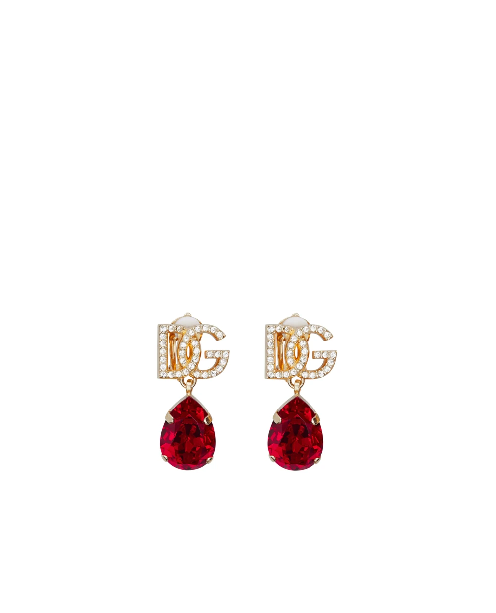 Клипсы Dolce&Gabbana WEP6S5-W1111, золотой цвет • Купить в интернет-магазине Kameron