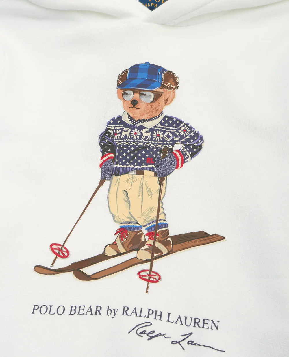 Худи Polo Ralph Lauren Kids 323853823002, белый цвет • Купить в интернет-магазине Kameron