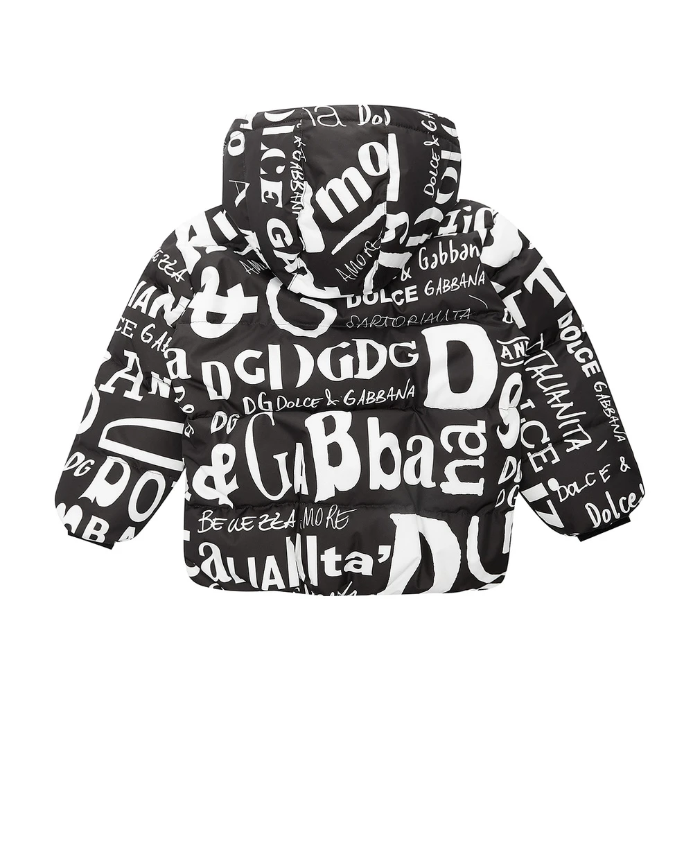 куртка лыжная Dolce&Gabbana Kids L4JB0J-FSSES-B, черный цвет • Купить в интернет-магазине Kameron
