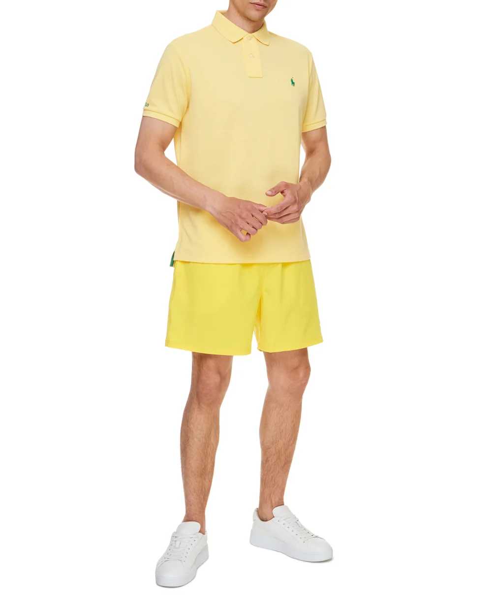 Поло Polo Ralph Lauren 710804077028, желтый цвет • Купить в интернет-магазине Kameron