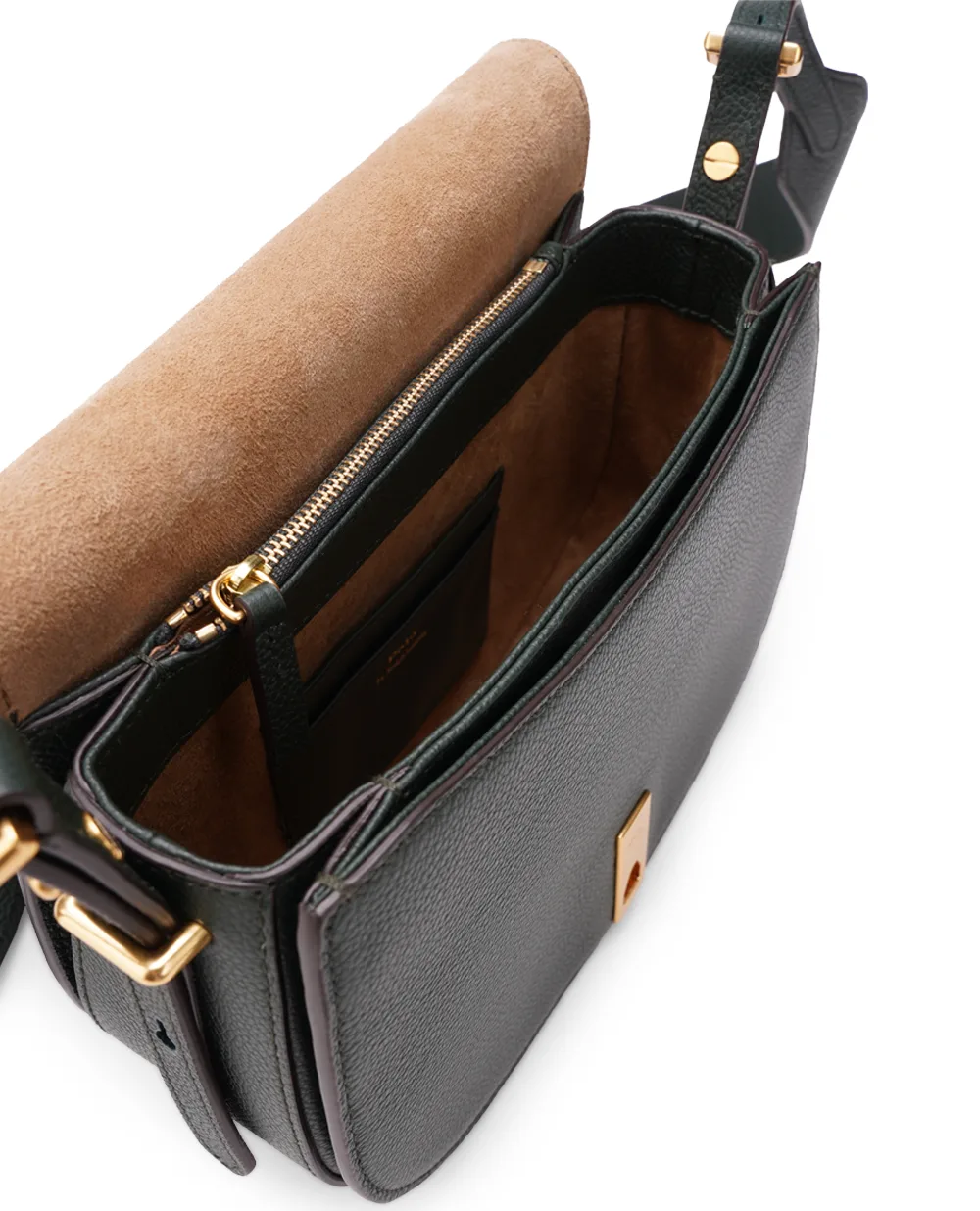 Сумка Polo ID Saddle Crossbody Medium Polo Ralph Lauren 428895806002, зеленый цвет • Купить в интернет-магазине Kameron