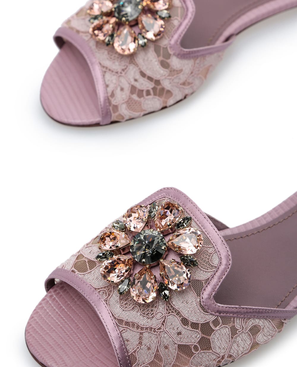 Мюли Dolce&Gabbana CQ0023-AG667, сиреневый цвет • Купить в интернет-магазине Kameron