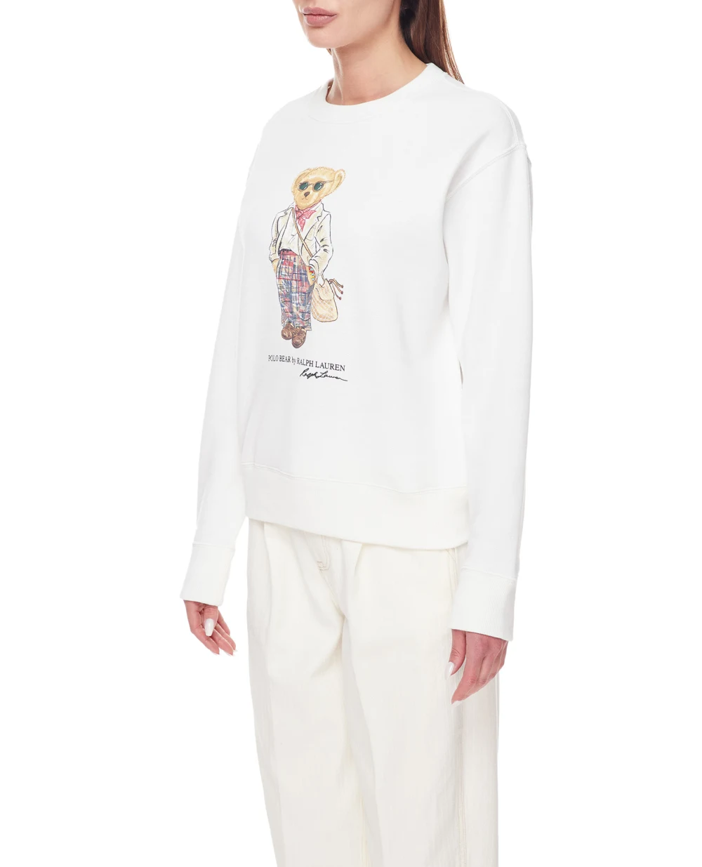 Свитшот Polo Bear Polo Ralph Lauren 211892623001, белый цвет • Купить в интернет-магазине Kameron