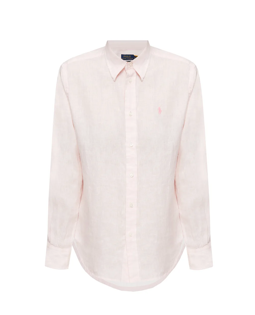 Льняная рубашка Polo Ralph Lauren 211827658006, розовый цвет • Купить в интернет-магазине Kameron