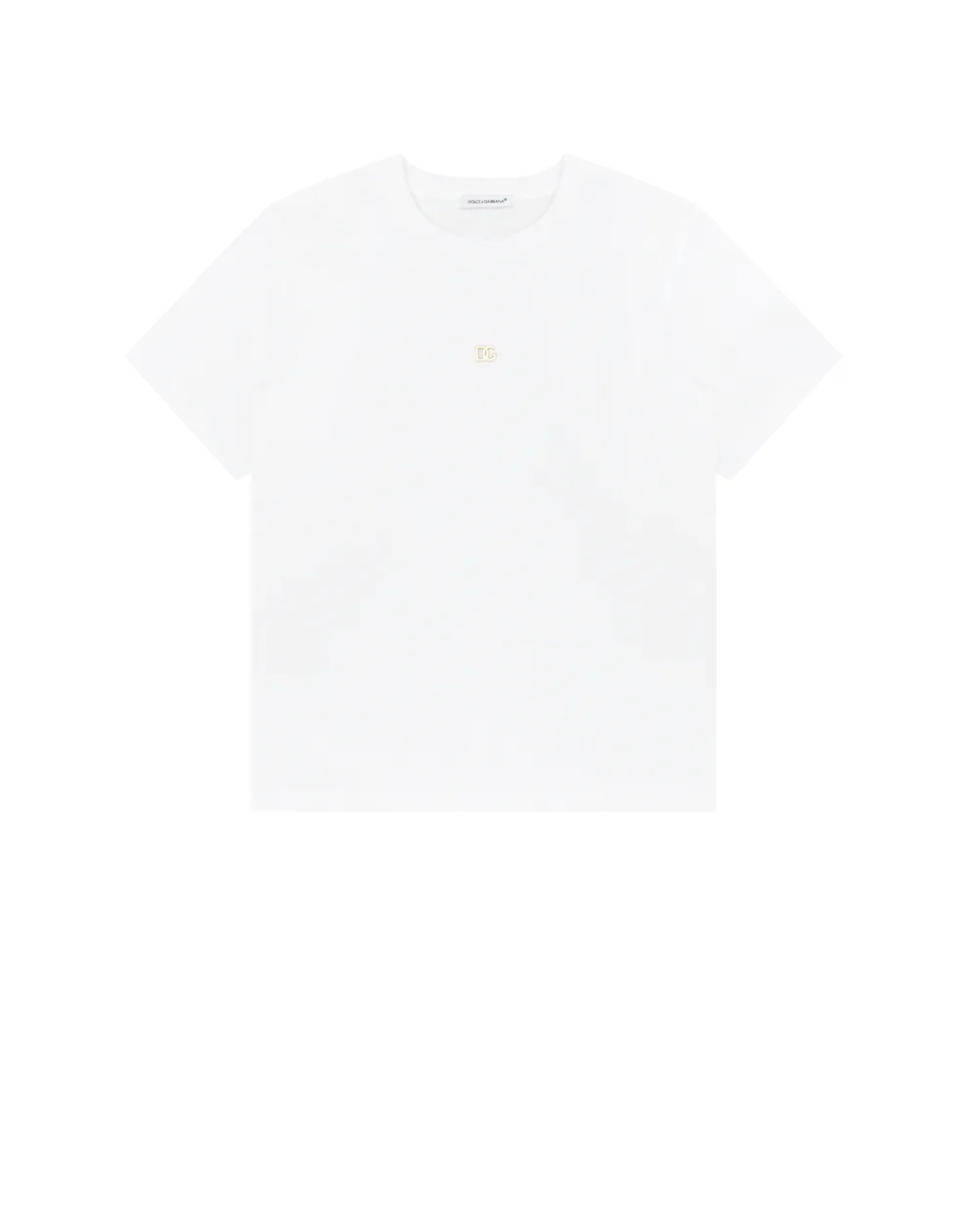Футболка Dolce&Gabbana Kids L5JTAZ-G7YPF-S, белый цвет • Купить в интернет-магазине Kameron