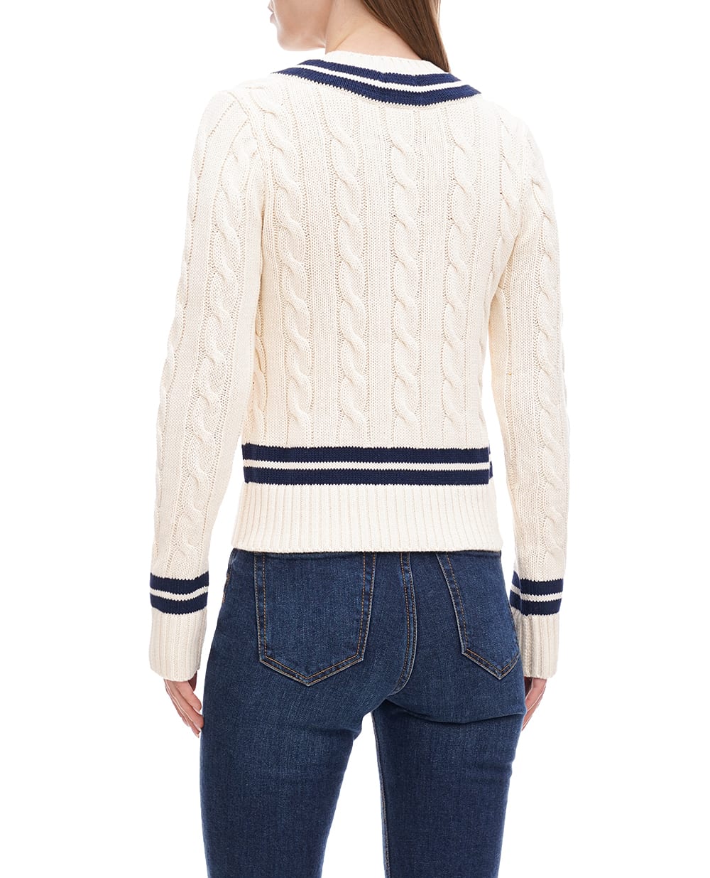 Пуловер Polo Ralph Lauren 211915753001, молочный цвет • Купить в интернет-магазине Kameron