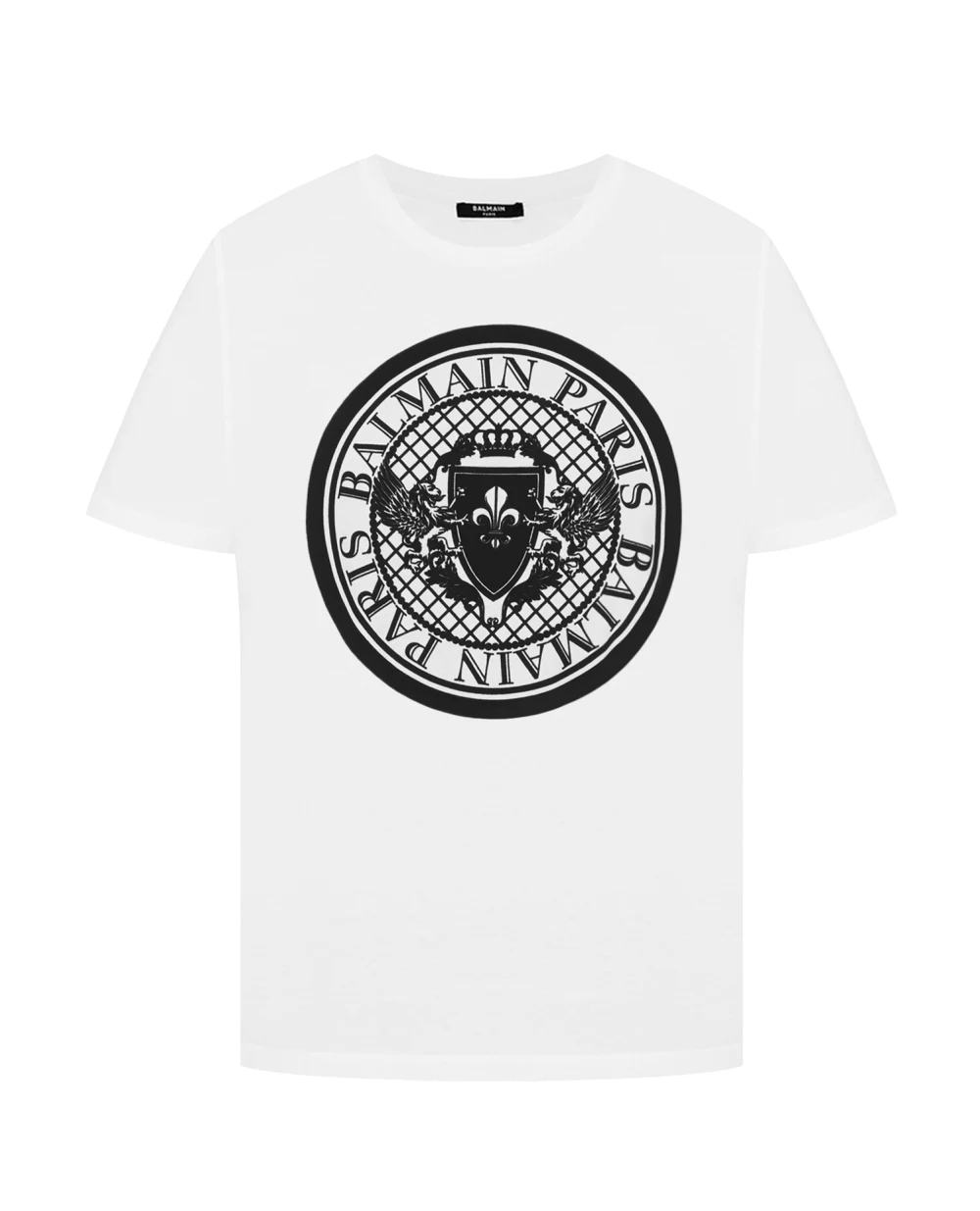 Футболка Balmain XH1EG000BB17, белый цвет • Купить в интернет-магазине Kameron