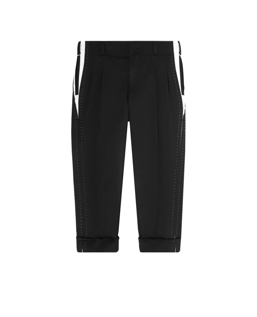 Детские брюки Dolce&Gabbana Kids L43P14-FUFIS-B, черный цвет • Купить в интернет-магазине Kameron