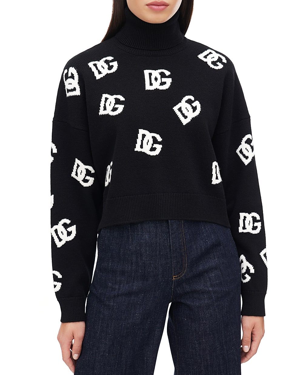 Свитер Dolce&Gabbana FXW11T-JCVYX, черный цвет • Купить в интернет-магазине Kameron